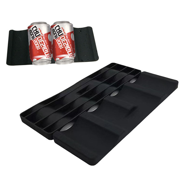 2023 Hot Sale Silicone Anti-Slip Beer Mat Bar Accessories Bpa Free Food Grade Kitchenware Bottle Holder