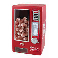 High Quality New Style Plastic Toy Mini Vending Machine Candy dispenser