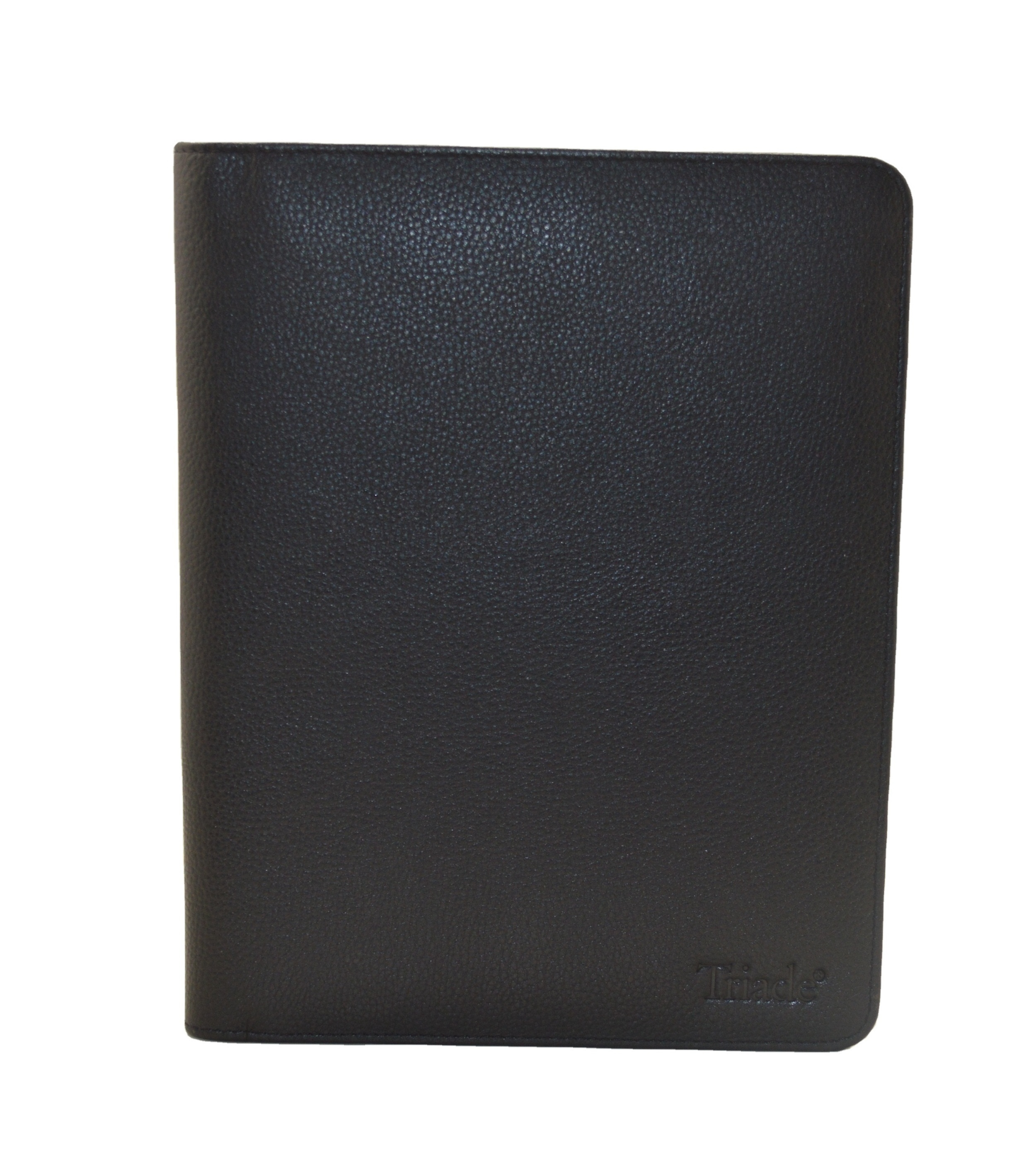 Eco-Friendly File Folder Style Portfolio / Black Leather Portfolio Folder / Leather File Folder With Name Card Holder