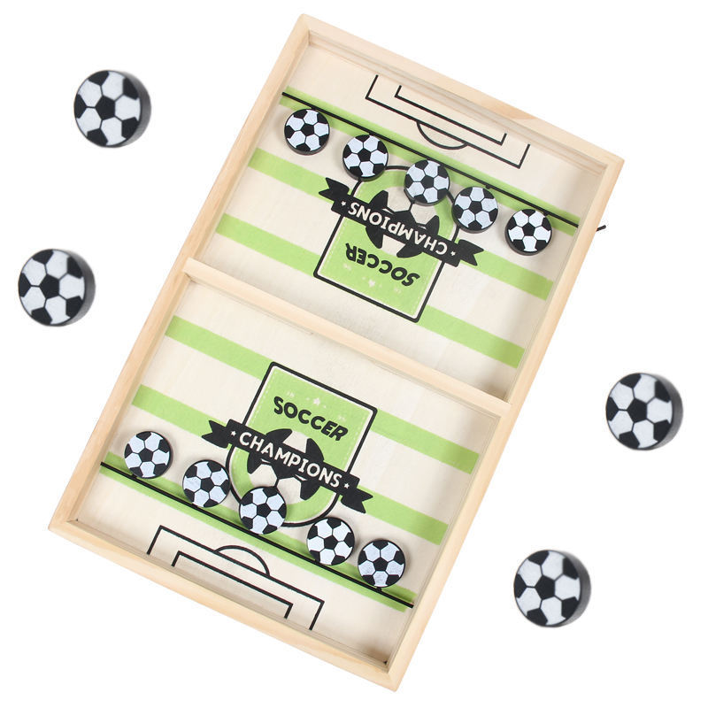 Fast Sling Puck Game - Fast Paced Sling Hockey Board Games & Super Foosball Winner Rapid Slingshot Battle Table