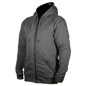 Motorcycle Hoodie Jacket Fully lined Fleece Shell Motorcycle Textile Hoodie with aramid lining and ce approved protection pads