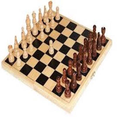 Educational Chess Board Game Wooden Board Chess Checkers Indoor Games Play Pine Wood Material Backgammon Wooden Chess Board