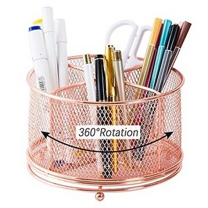 Custom Made Personalized New Design Popular Quality Office School Metal Wire Pen Holder Office Pen Holder