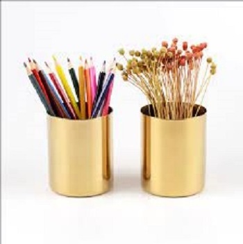 Custom Made Personalized New Design Popular Quality Office School Metal Wire Pen Holder Office Pen Holder