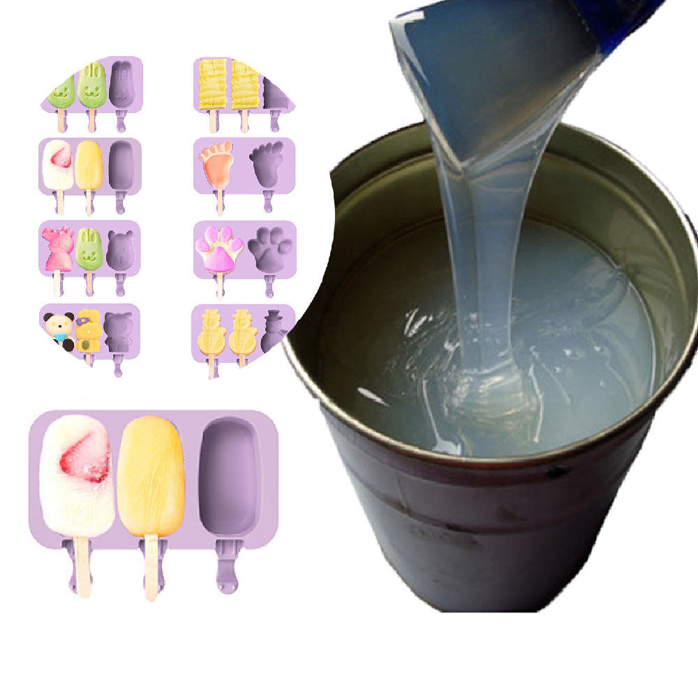 silicone liquid rubber platinum cured for sweetmeat molding silicon mold