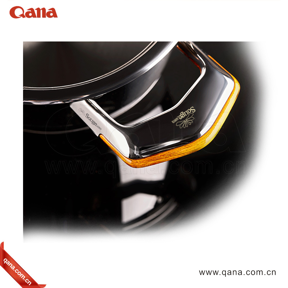 QANA Factory Wholesale OEM Italy style stainless steel cooking pot capsule bottom cookware sets pots Kitchen Tools Utensils