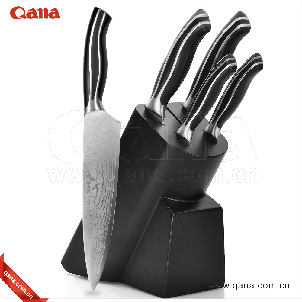 QANA Factory Wholesale OEM High Grade  Damascus Stainless Steel kitchen chef Knife with Gift Box japanese boning fishing knife