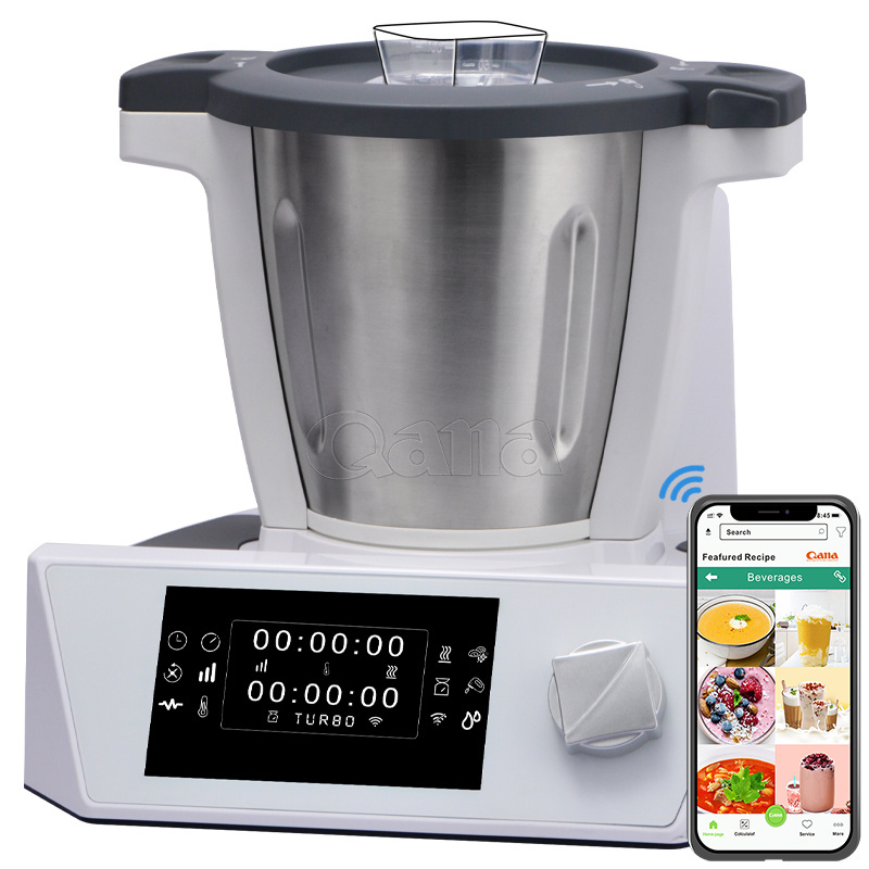 QANA wifi app smart cooker robot cuisine multifunctional high speed soup maker blender food processor thermomixe food chopper