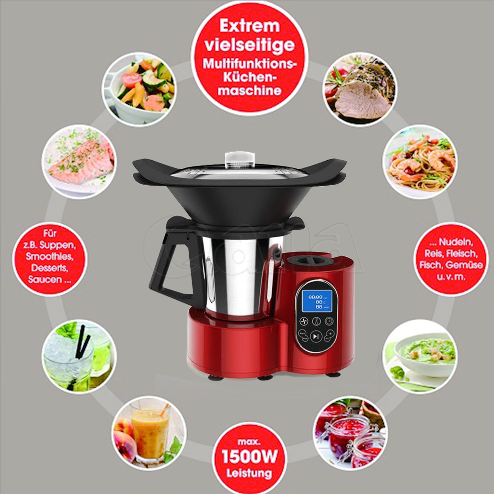 QANA Factory Wholesale OEM Fruit and Ice Crusher Top Cup 2L Blender Grinder Blender smart Cooking kitchen robot food processor