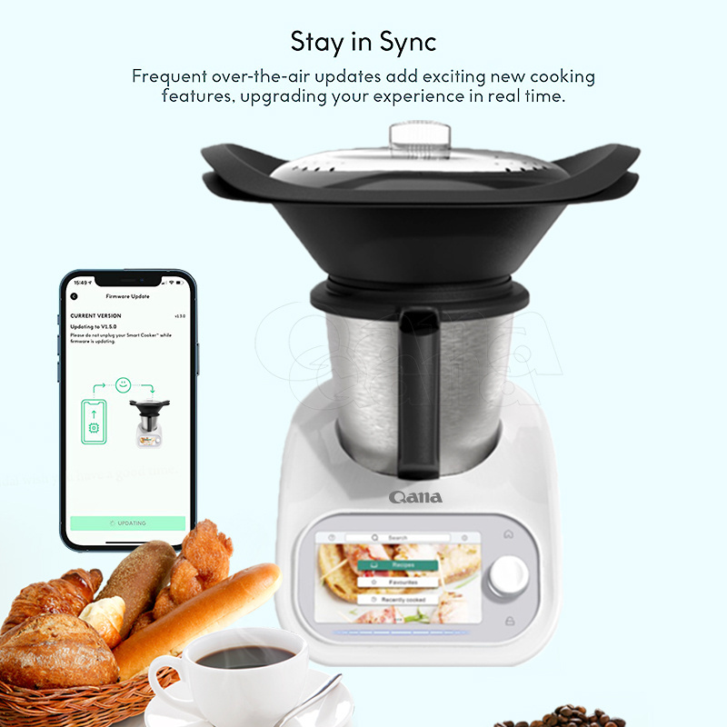 QANA Factory Wholesale OEM wifi app smart cooker food processor  electric salad  chopper blender meat grinders