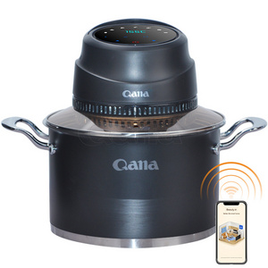 QANA Factory Wholesale OEM Smart cooker Wifi APP Mini Air Fryer with Lid Pressure Transformer For household food processor