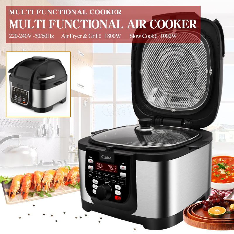 Qana best functions Multifunction Cooker Digital Electric Pressure Cooker  with Air Fryer