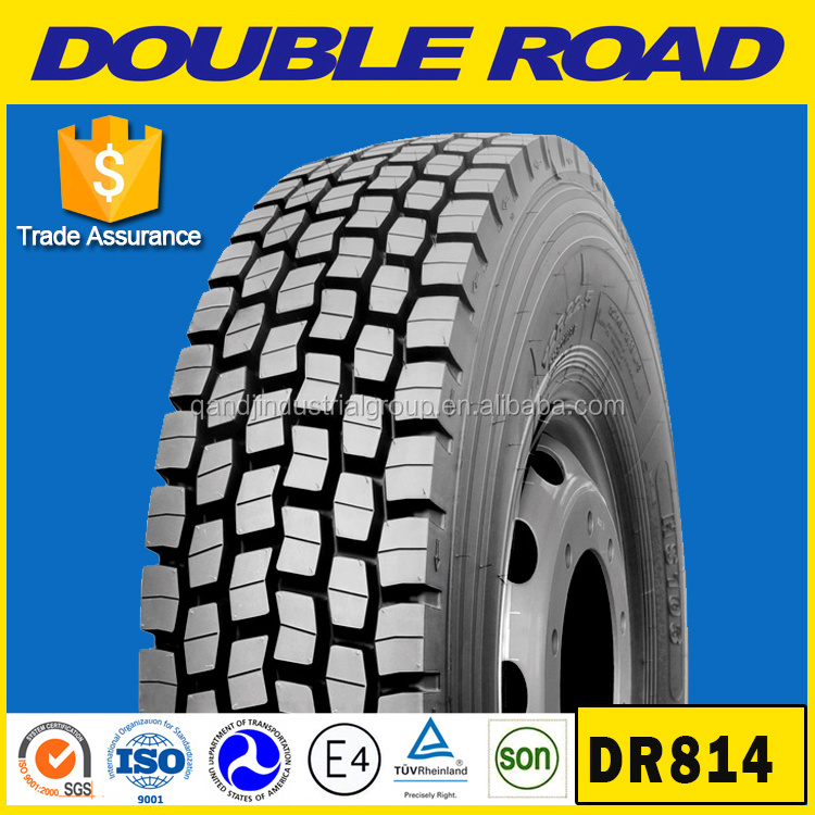 chinese top 10 tyre manufacturers DOUBLE ROAD brand 11r/22.5 truck tires wholesale