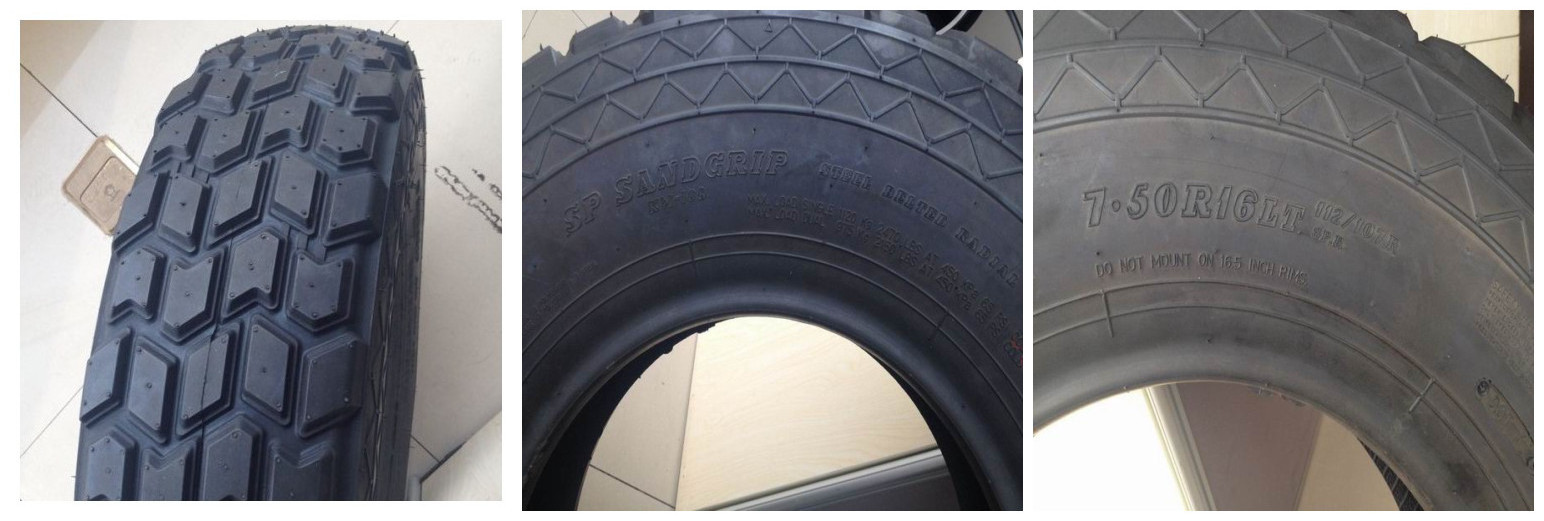 Double Road Brand 750R16 truck tyre sand grip pattern 750/16 truck tyre 750R16