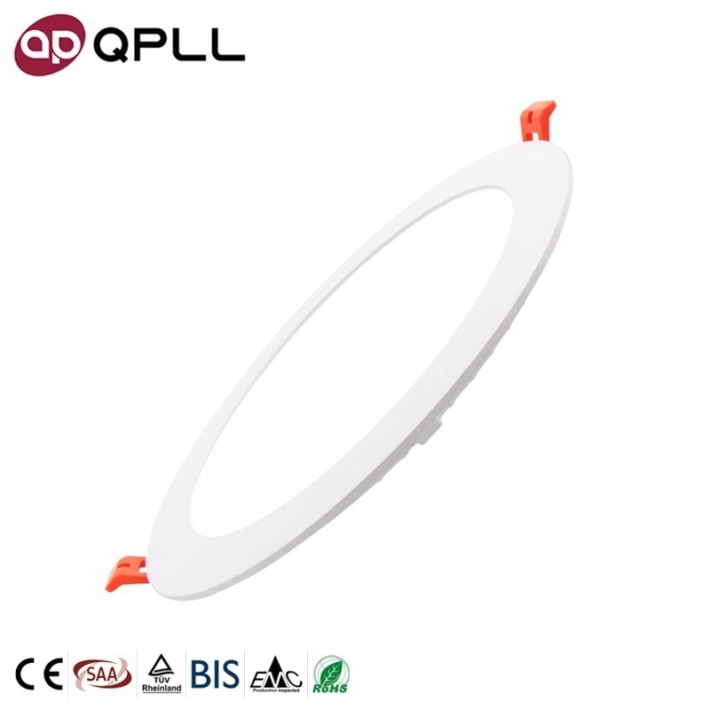 Hot Sale 3CCT Dimmable Slim AC85-265V 3W 6W 9W 12W 18W 20W 24W Round Recessed Ultra Thin Ceiling LIght LED Panel Light