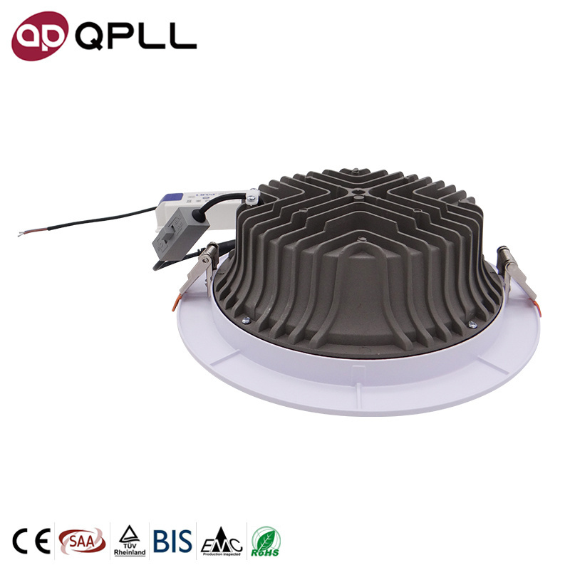 Commercial Indoor 3CCT Round Spot Down Light Recessed 7W 10W 15W 20W 30W LED COB dali dimmable Downlight