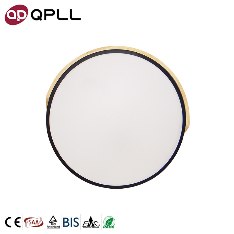 18Watt Modern Ceiling Light Round Ip20 Black Lamp 15 Inch Surface Mounted Led Decorating Ceiling Light