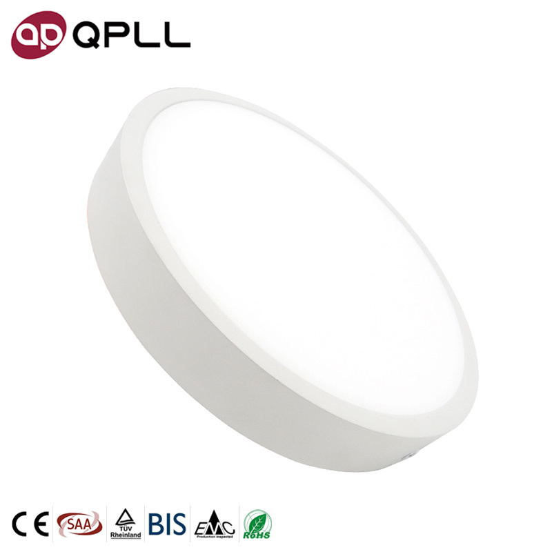 Modern Fixtures 8W 16W 24W 30W Round Slim Surface Mounted Panel Light LED Ceiling Lamp