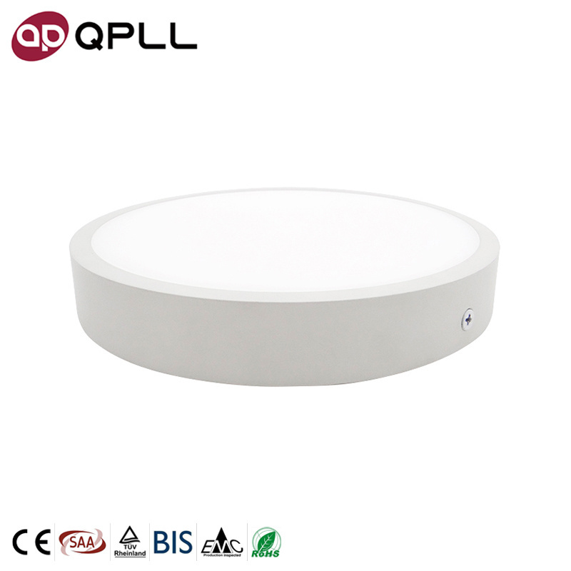 Modern Fixtures 8W 16W 24W 30W Round Slim Surface Mounted Panel Light LED Ceiling Lamp