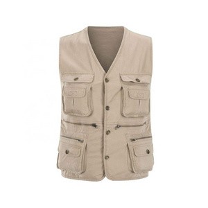 Hot Sale 2024 Outdoor Vest Men's Fishing And Hunting Vest Men's Soft-Shell Vest