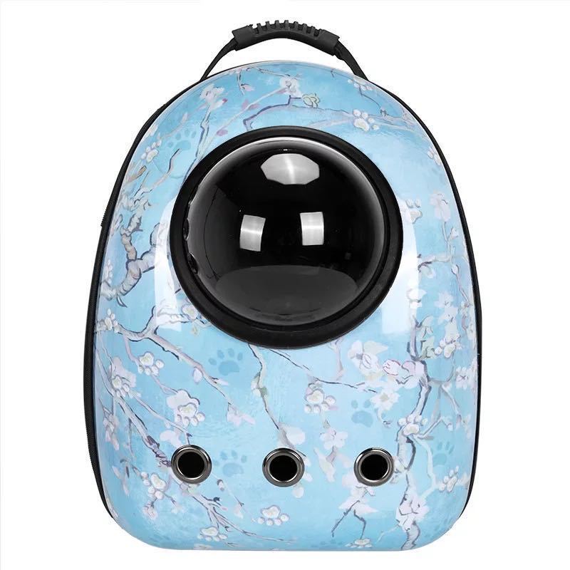 Hot Selling All Seasons Portable mesh Space Capsule Airline Travel Pet Carrier Backpack Pet Supplies Bird Nest Bag