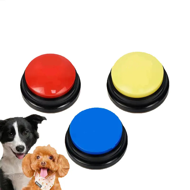 Qbellpet Wholesale Custom Pet Talking Button Sound Dog Training Speak Buttons Recordable buttons for communication interactive