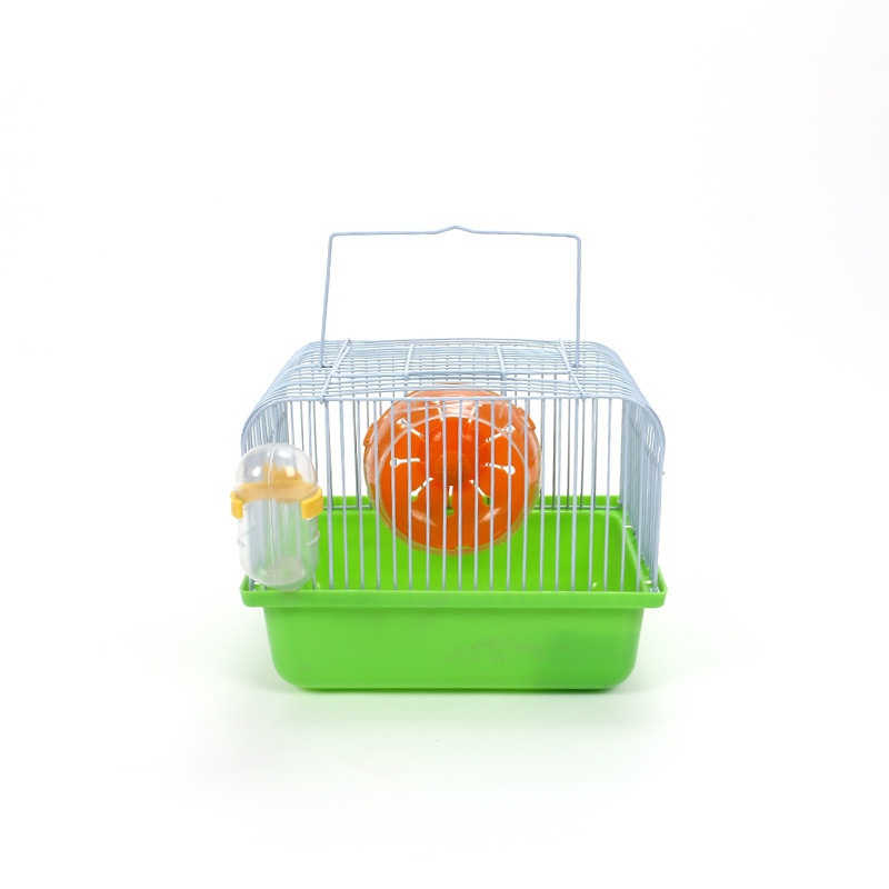 Transparent pet crate carrier household small hamster cage portable cage jaulas para hamsters