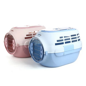 Qbellpet Breathable portable air transport cat cage carrier pet cage flight case with sunroof