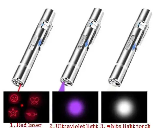 Qbellpet Usb three modes of light portable indoor interactive funny chaser play training agility pet laser pointer for cat dog