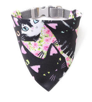 Qbellpet Free Samples Adjustable Custom Print Cute Cheap Dog Bandanas,Dog Scarf Bandana Wholesale Matching With D Ring