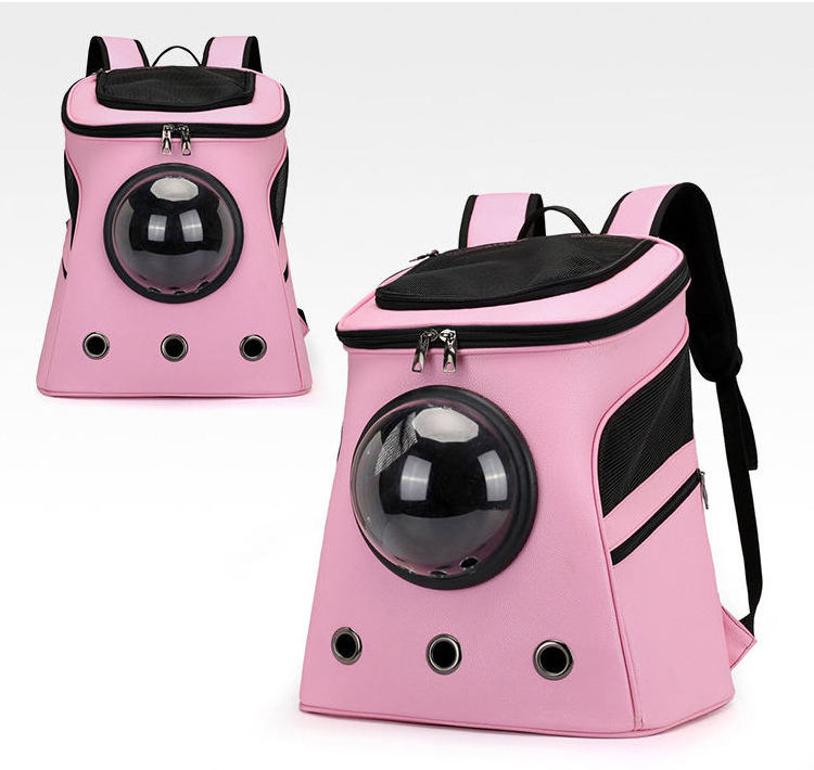 Qbellpet New Design Luxury Breathable Cat Carrier Backpack Pet Travel Carrier Bag Dog Carrier Bag