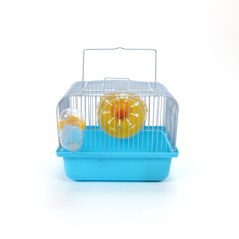 Transparent pet crate carrier household small hamster cage portable cage jaulas para hamsters