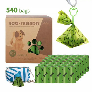 Qbellpet Factory Low Price Para Caca De Perro Eco Friendly Dog Poo Bags Scented Compostable Biodegradable Pet Waste Dog Poop