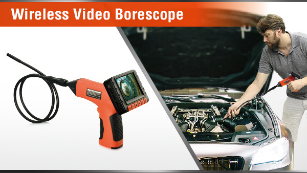 1080P Wireless Borescope Inspection Camera with 6 LED Light Automotive Tool Underwater Pipeline Car Engine Engine Analyzer Type