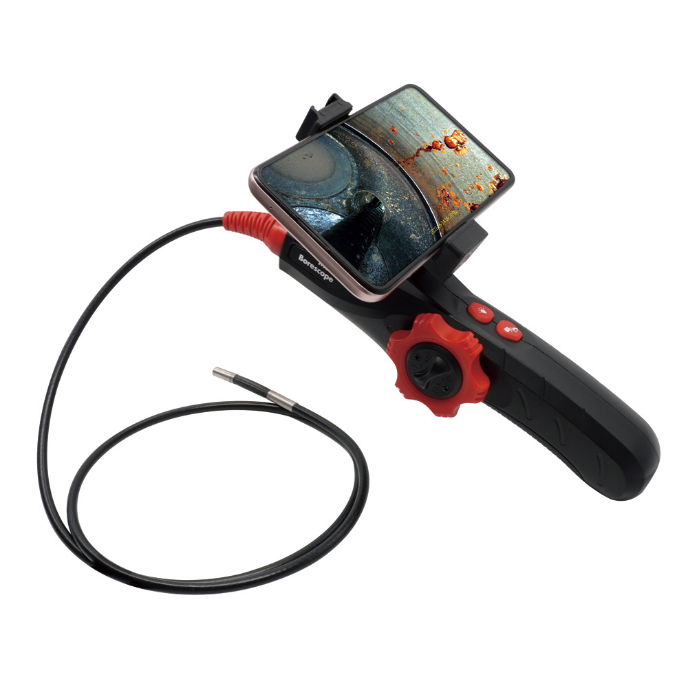 borescope inspection camera 5.0 inch two way articualting videoscope borescope inspection camera joystick car diagnostic machine