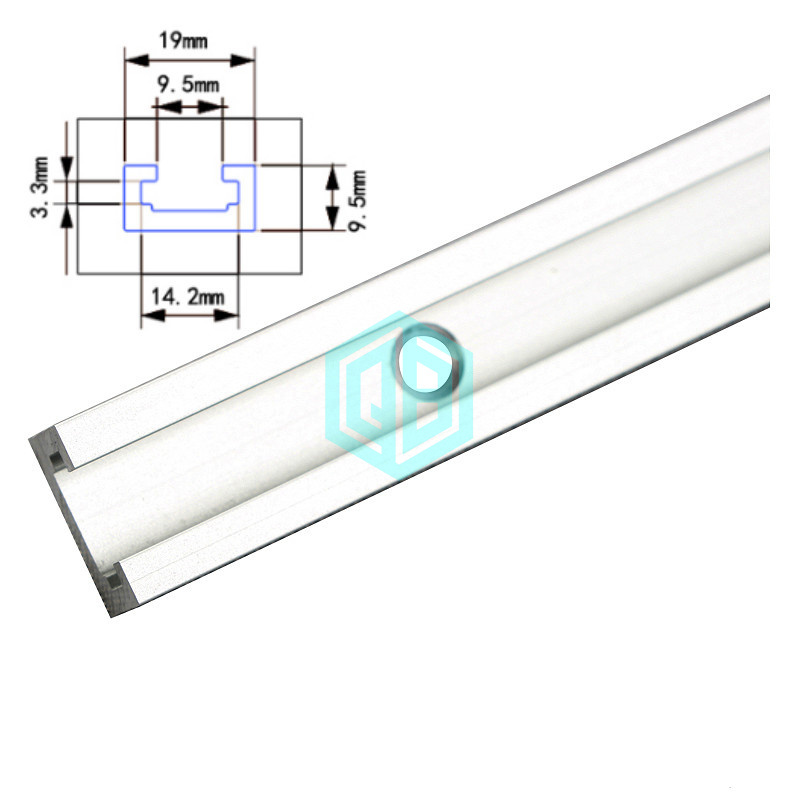 14.2mm T-tracks Slot Miter Track Jig Fixture Aluminium Alloy T-Slot Woodworking Pressboard Clamp,T Screw T Slider Pressure Block