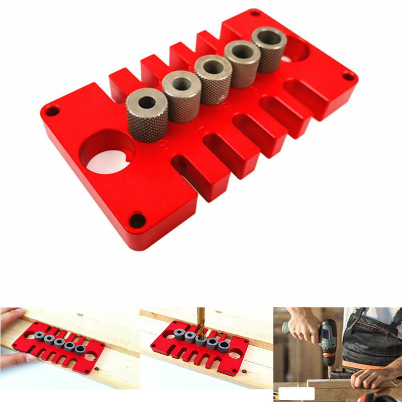 08650 woodworking 3 in 1 punch locator hole opener Pocket Hole Jig Tenon Hole Doweling Jig woodworking puncher