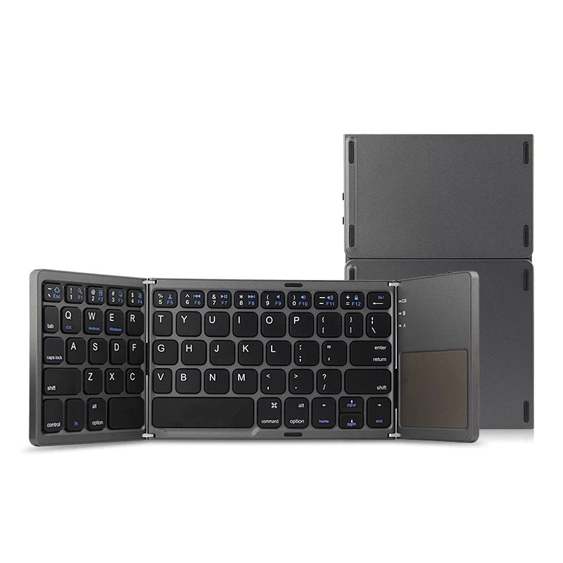 Original Factory Foldable Slim Portable Mini wireless Wireless Keyboard With Mouse Touchpad Tv Box