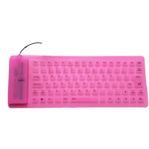 85 Keys/ Waterproof and Dustproof Soft Keyboard Foldable USB Silicone Keyboard