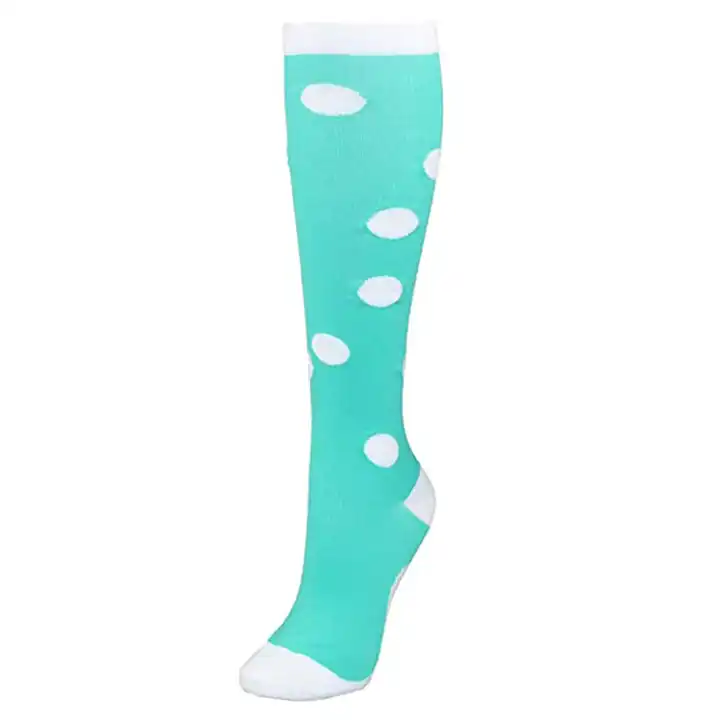 Unisex Long Tube Copper Compression Sock Pain Relief Stockings 15-20 mm Hg Nylon Cotton Sports Knee High Socks