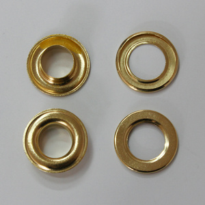 custom color metal eyelet grommet for tarpaulin iron/brass/aluminum/stainless steel eyelet