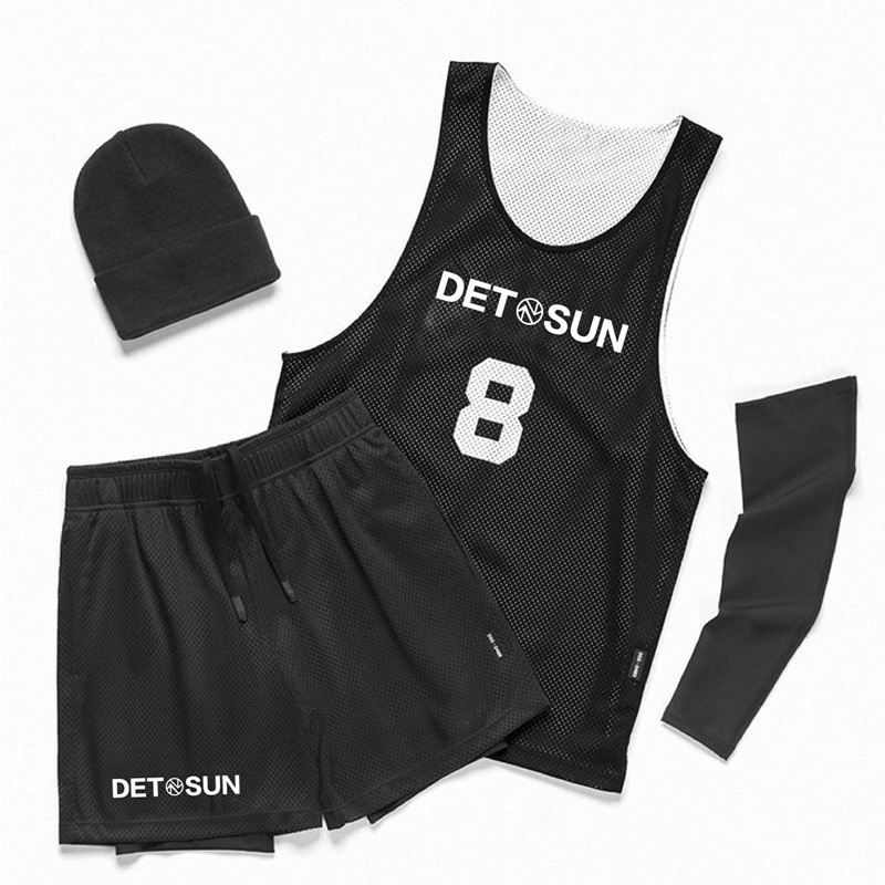 custom gym polyester tank top men sublimation tank top and shorts set mash workout for men tank tops