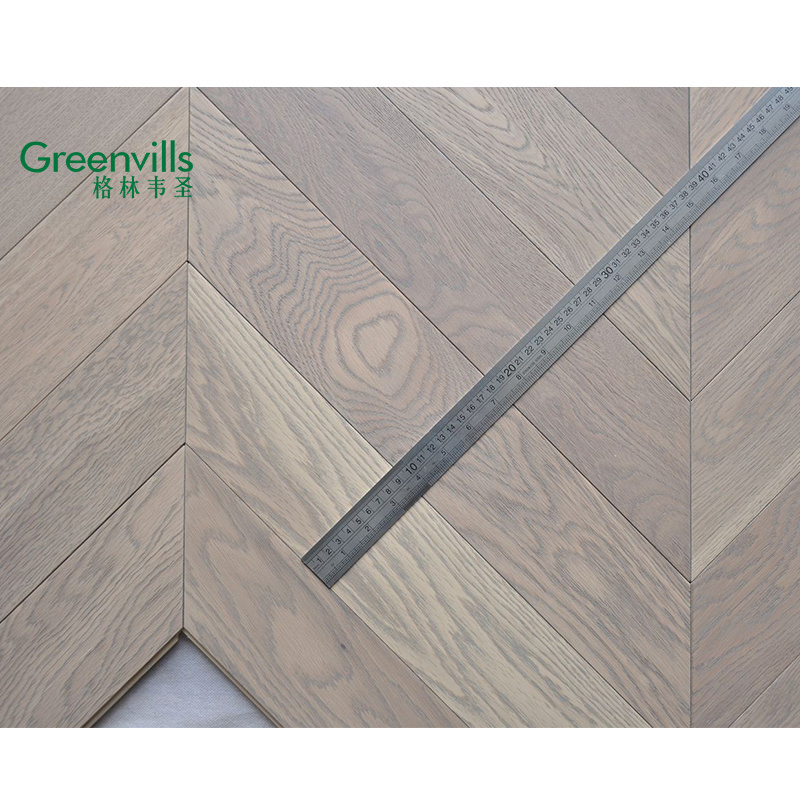 Fishbone wood floor tiles /chevron flooring indoor usage engineered oak parquet wood flooring