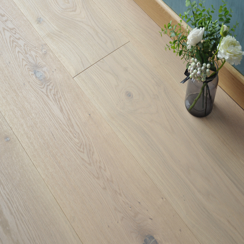 Super wide plank big size european white oak flooring engineered oak wood flooring for indoor usage