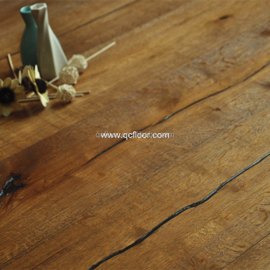 brushed and distressed natural oiled white oak engineered wooden flooring prices