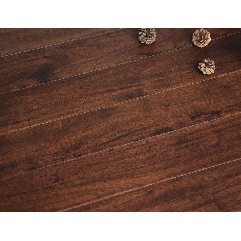 Hot! 100% natural solid wooden floor hot sale in USA/18MM tobacco road acacia hardwood flooring/handscraped wood+flooring