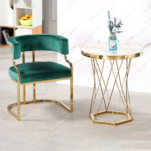 Modern chair with fabric cushion dining furniture set Casual dining chair in luxury hotel restaurant