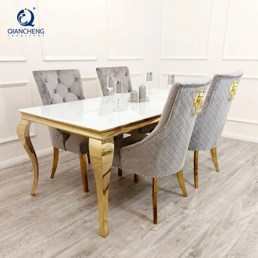 home furniture dining room table designs hotel glass dining table and 6 chairs stainless steel dining table set