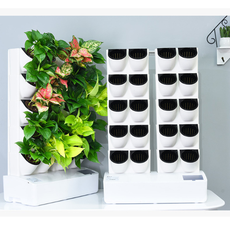 Home Smart Led Light Garden Mini Aeroponic Micro Farm Hydroponic Indoor Grow Tower Automatic Hydroponics Growing System Vertical