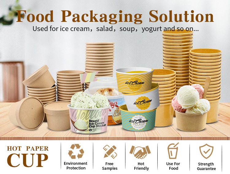 Wholesale Biodegradable Custom 100ml 120ml Aluminum Foil Packaging Ice Cream Popsicle Squeeze Calippo Tube Cone Cup